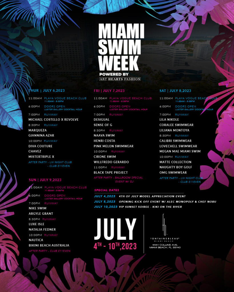 Miami Swim Week Powered by Art Hearts Fashion Celebrates 10 Year